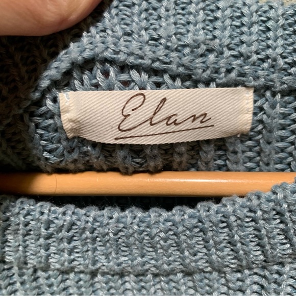 Elan // Striped sweater - Blue - Size Medium - Picture 4 of 8